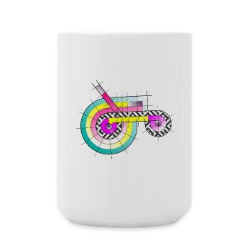 Traktor mal anders - Große Tasse 440 ml - Weiß - Vorne