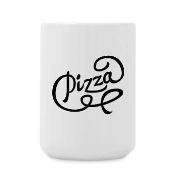 113503609 142793783 Pizza - Große Tasse 440 ml - Weiß - Vorne