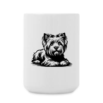 West Highland Terrier - Large Mug 440 ml - white - Front