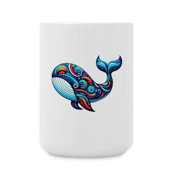 Baleine - Grande tasse 440 ml - blanc - Devant