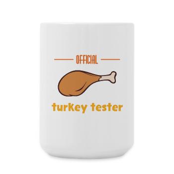 Türkei-Tester - Große Tasse 440 ml - Weiß - Vorne