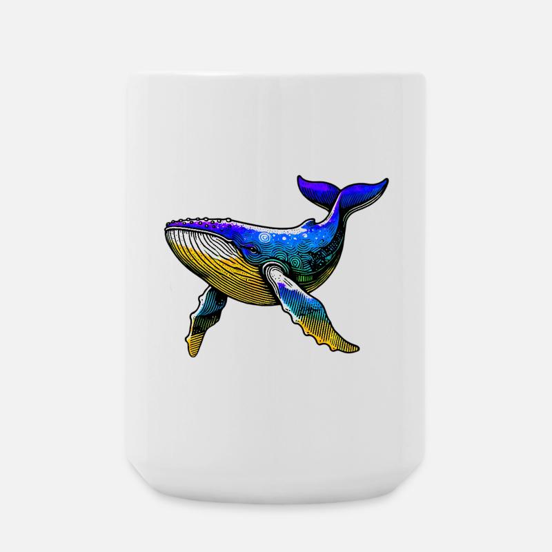Wal - Große Tasse 440 ml - Weiß