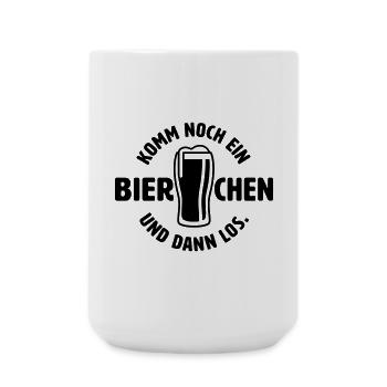 Noch ein Bierchen - Große Tasse 440 ml - Weiß - Vorne