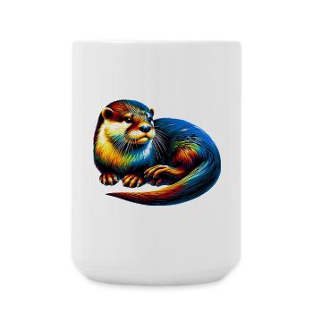 Otter - Large Mug 440 ml - white - Front
