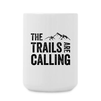 Les sentiers vous appellent - Grande tasse 440 ml - blanc - Devant