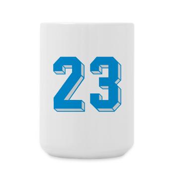 dreiundzwanzig - Large Mug 440 ml - white - Front