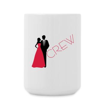 Département mariage marié mariée - Grande tasse 440 ml - blanc - Devant