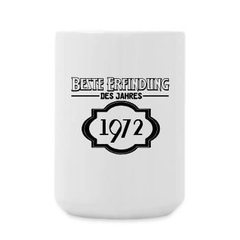 Beste Erfindung 1972 Geburtstag Geschenk - Große Tasse 440 ml - Weiß - Vorne