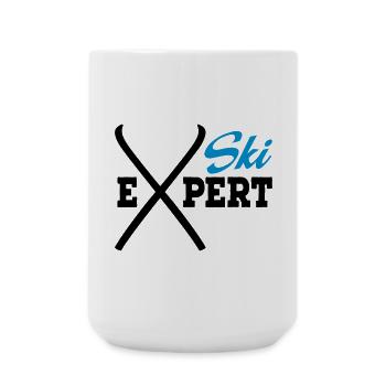 6254398 117220119 Ski - Large Mug 440 ml - white - Front
