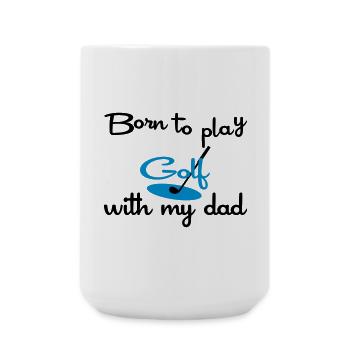 Golf - Große Tasse 440 ml - Weiß - Vorne