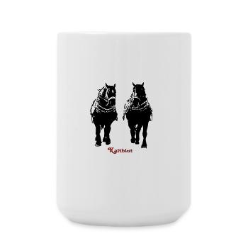 kaltblutduo_original - Große Tasse 440 ml - Weiß - Vorne