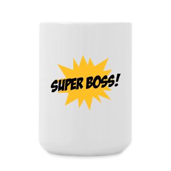 Super Boss ! - Large Mug 440 ml - white - Front