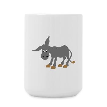 donkey - Large Mug 440 ml - white - Front