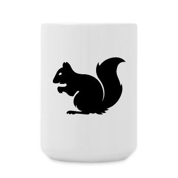 squirrel - Large Mug 440 ml - white - Front