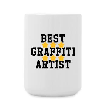 Graffiti / Tag / Writer / Street Art - Große Tasse 440 ml - Weiß - Vorne