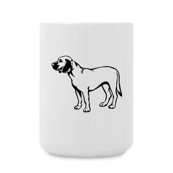 Hanoverian Sweat Dog - Large Mug 440 ml - white - Front
