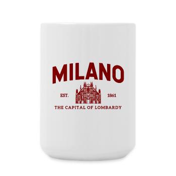 Milano Est. 1861 Cathedral Logo - Large Mug 440 ml - white - Front