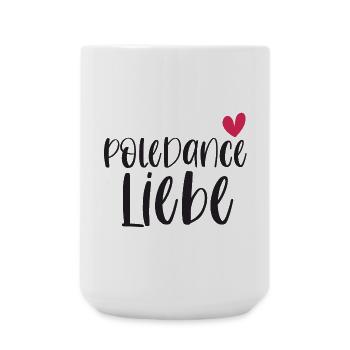 Pole Dance Tänzerin Poledancing Liebe Geschenk - Große Tasse 440 ml - Weiß - Vorne