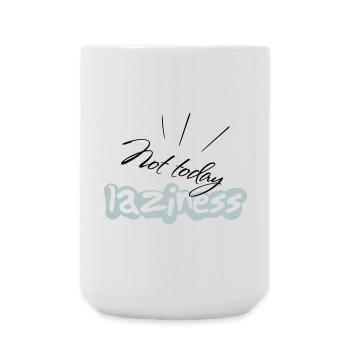 not Today - Große Tasse 440 ml - Weiß - Vorne