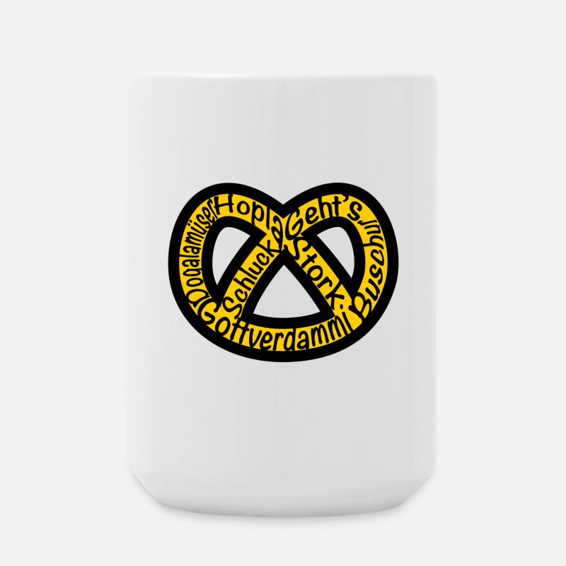Bretzel Alsace Expression - Grande tasse 440 ml - blanc