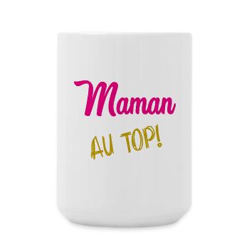 MOM - Large Mug 440 ml - white - Front