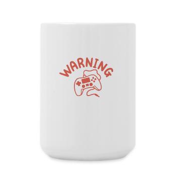 Gamer Videospiele Gaming - Große Tasse 440 ml - Weiß - Vorne