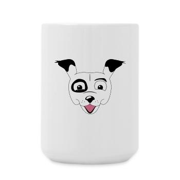 Poppy - Grande tasse 440 ml - blanc - Devant