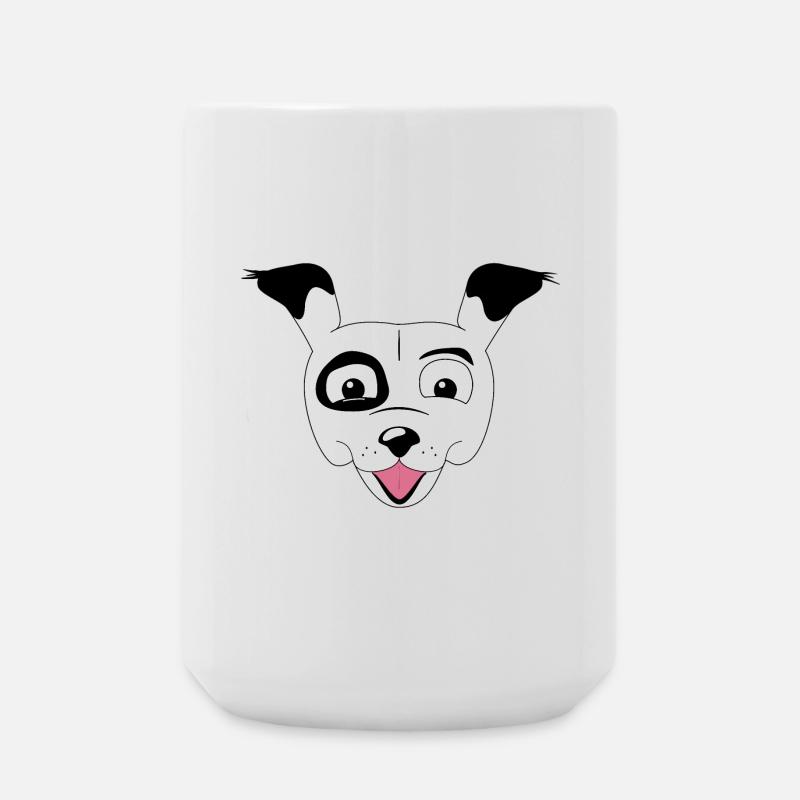 Mohn - Große Tasse 440 ml - Weiß
