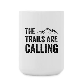 Les sentiers vous appellent - Grande tasse 440 ml - blanc - Devant