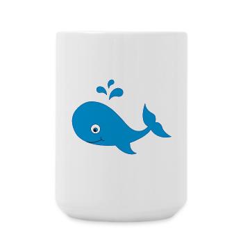 wal - Große Tasse 440 ml - Weiß - Vorne