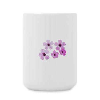 flowers - Large Mug 440 ml - white - Front
