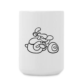 dreirad - Große Tasse 440 ml - Weiß - Vorne
