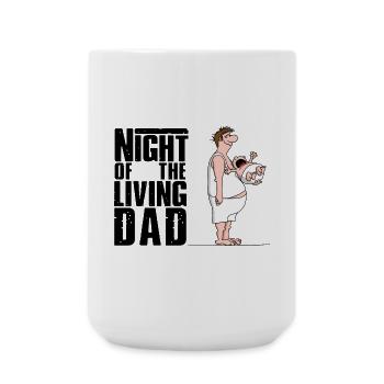 Papa de l'année: La nuit du vivant DAD - Grande tasse 440 ml - blanc - Devant