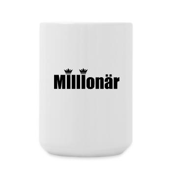 Millionär - Große Tasse 440 ml - Weiß - Vorne