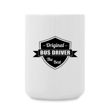 Bus / Busfahrer / Arbeit / Job - Große Tasse 440 ml - Weiß - Vorne