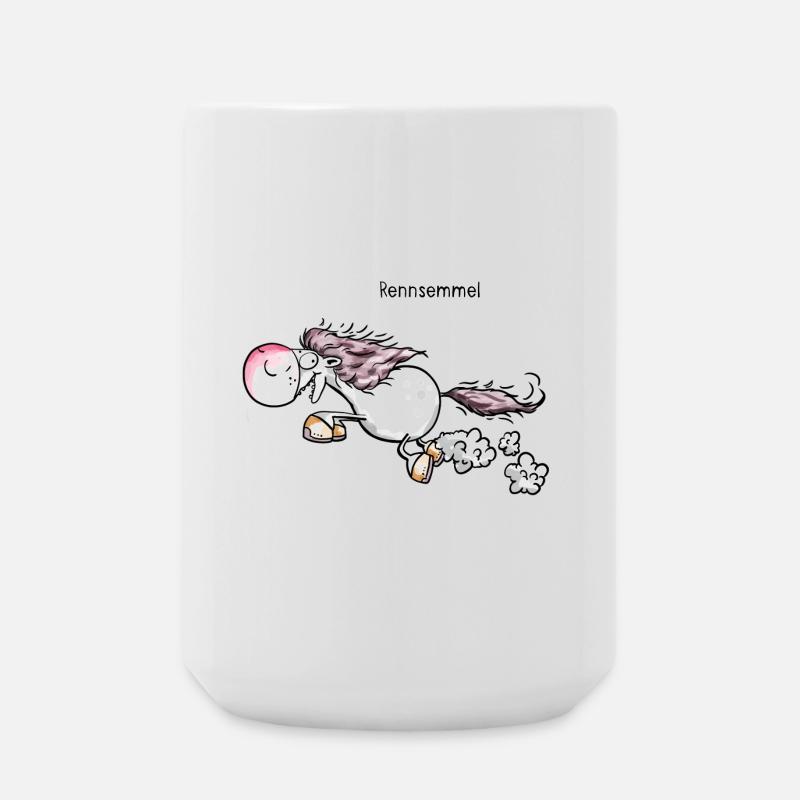 Die Rennsemmel - Große Tasse 440 ml - Weiß