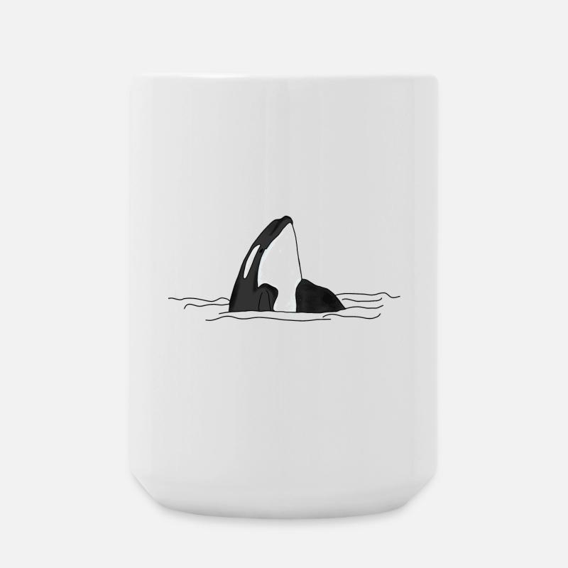 Killer whale - Large Mug 440 ml - white