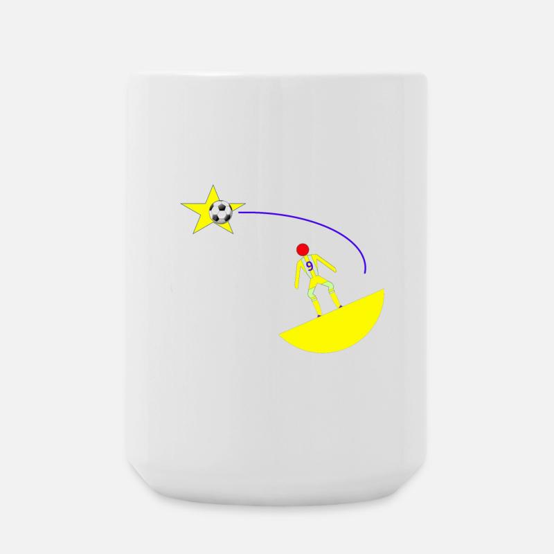stellar shooting - Large Mug 440 ml - white