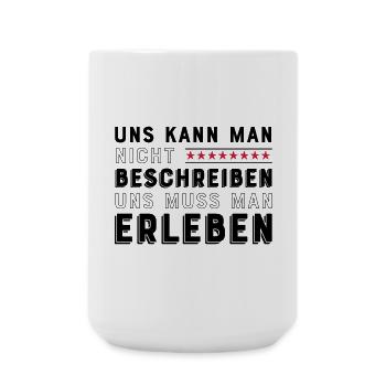 Freunde für immer - Große Tasse 440 ml - Weiß - Vorne