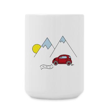 Voiture - Grande tasse 440 ml - blanc - Devant