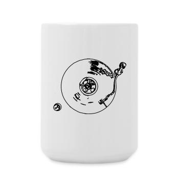 Électrophone - Grande tasse 440 ml - blanc - Devant