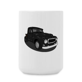 Duet Black - Large Mug 440 ml - white - Front