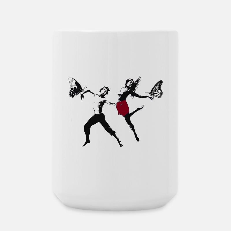 Modern Dance - Large Mug 440 ml - white