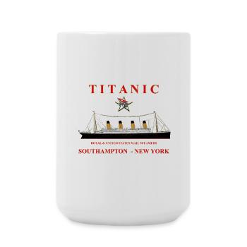 TITANIC CREATION Louis RUNEMBERG © Adagp - Grande tasse 440 ml - blanc - Devant