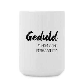 Abstrakte Farbenspiel Druckdesign - Große Tasse 440 ml - Weiß - Vorne