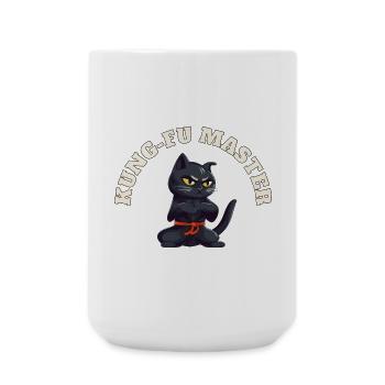Kung Fu Master - Große Tasse 440 ml - Weiß - Vorne