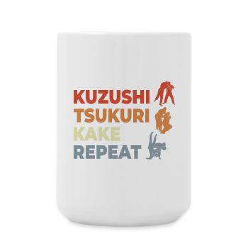 Judo Techniques - Large Mug 440 ml - white - Front