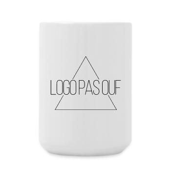 Logo pas ouf - Mais rigolo - Grande tasse 440 ml - blanc - Devant