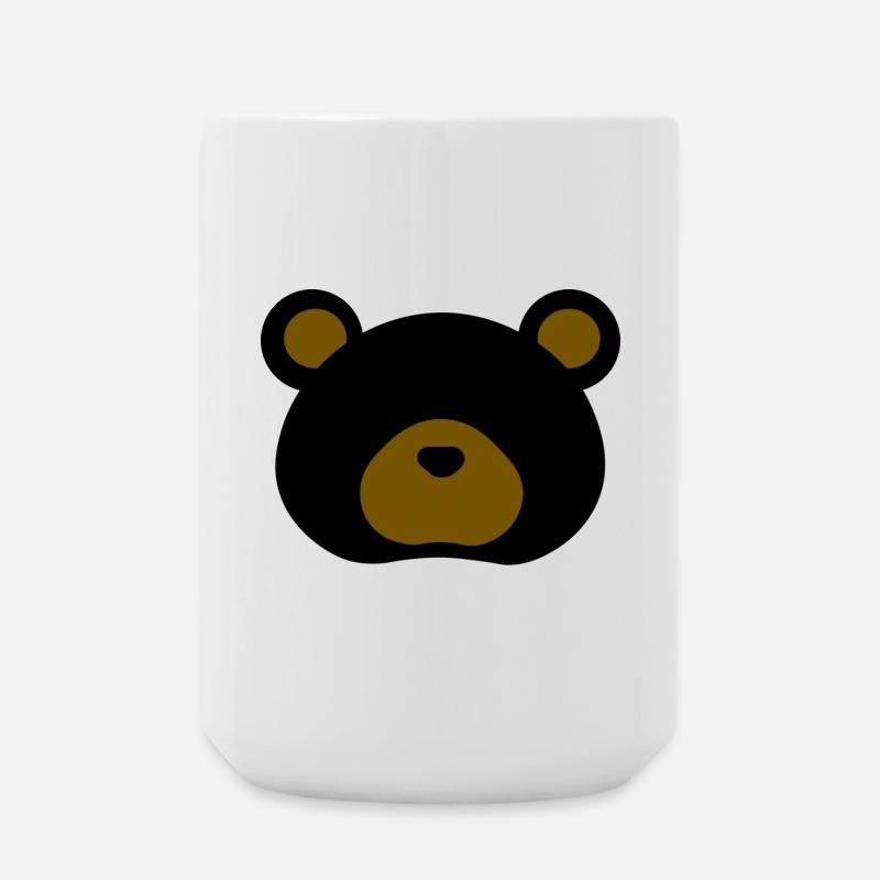 Black Bear - Große Tasse 440 ml - Weiß