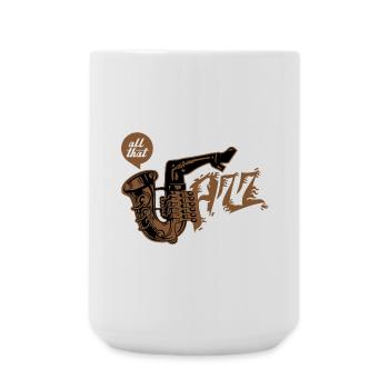 Tout ce jazz - Grande tasse 440 ml - blanc - Devant